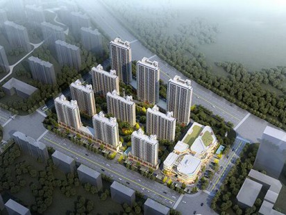 海信凤台世家鸟瞰图