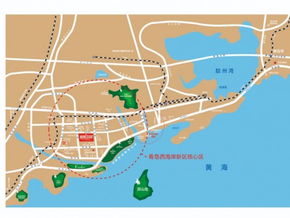 朝阳花园鸟瞰图 