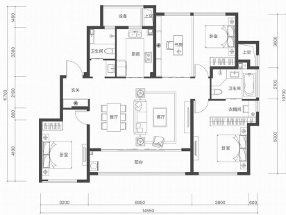 绿城云栖户型图 (5)