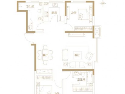 绿地观澜半岛户型图 (6)