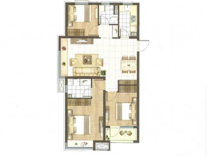 正阳里澜庭户型图 (3)