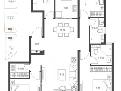 绿城汀岚户型图 (5)