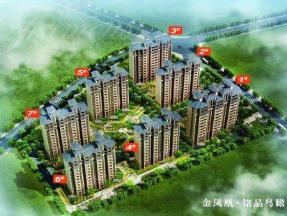金凤凰铭品鸟瞰图 