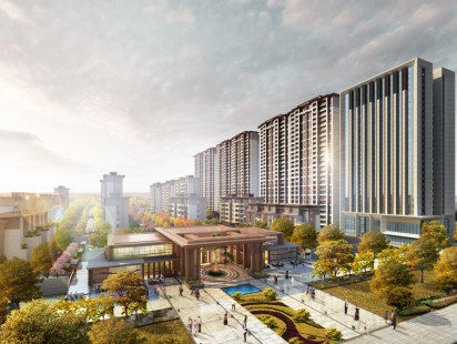 西交高铁馨苑效果图 