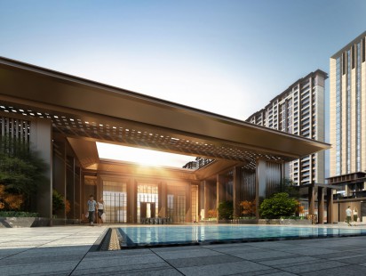 西交高铁馨苑效果图 