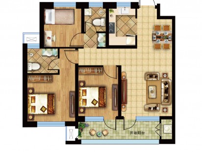 西交高铁馨苑户型图 (4)