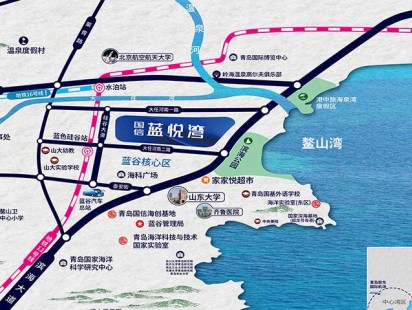 国信蓝悦湾区位图 