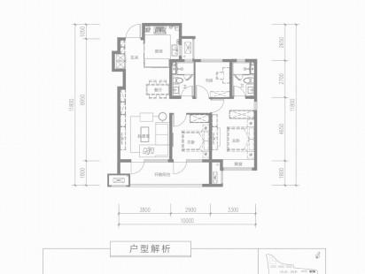 融创影都学府户型图 