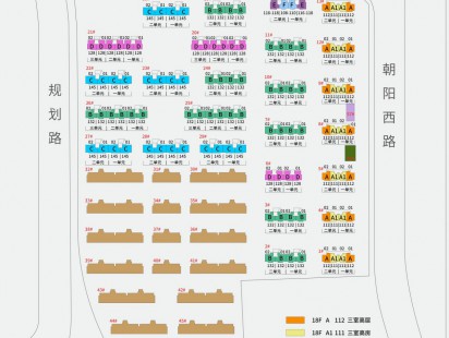 融创影都学府户型分布图 户型图