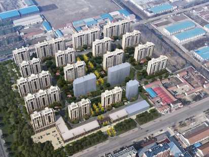 胶州湾空港新城效果图 