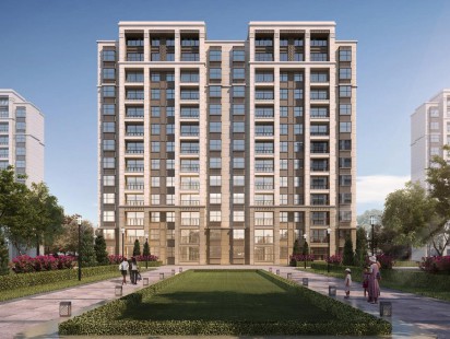 胶州湾空港新城效果图 