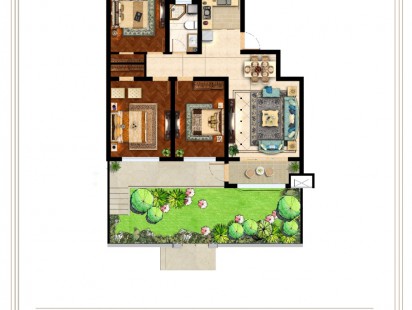 华裕涧麓府邸户型图