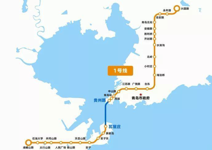 青岛地铁1号线建设提速 王家港站至青岛北站年底试运行