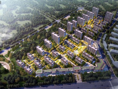 北京城建国誉府鸟瞰图 