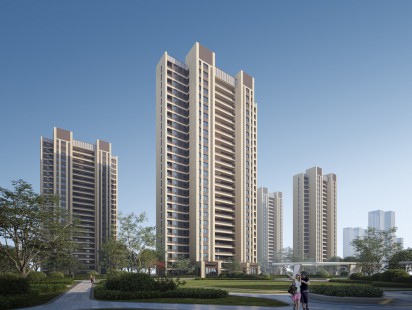 中绿蔚蓝湾效果图 