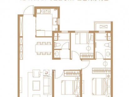 金地华章户型图 (4)
