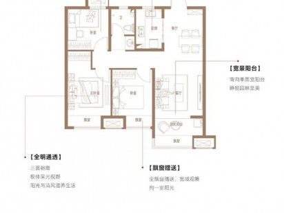 首创禧悦学府户型图 