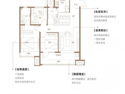 首创禧悦学府B户型 