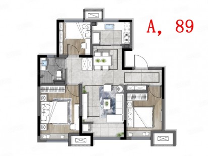 龙湖学樘府户型图 (3)