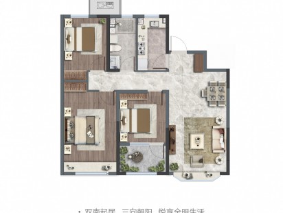 凤凰岛壹号A户型 