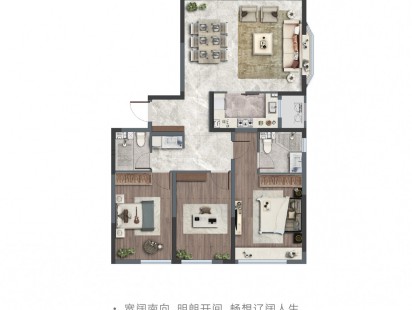 凤凰岛壹号C户型 