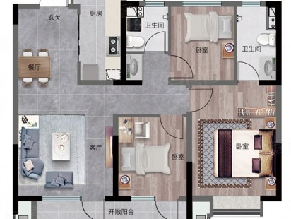 中国铁建中心户型图 (6)