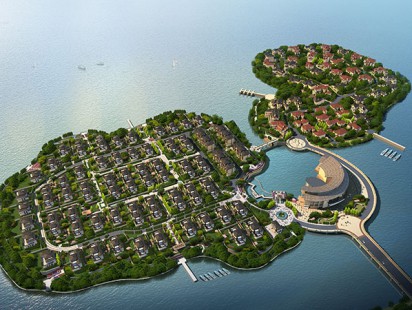 万豪白鹭岛效果图 