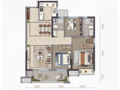 国泰华府户型图 (3)