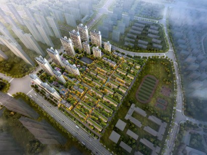 和达珺山鸟瞰图 