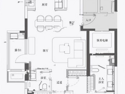 西海岸尚嘉中心137户型 