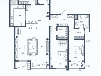 利群鼎府户型图 (4)