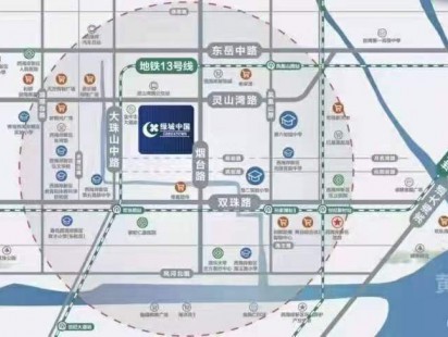 绿城文澜锦园区位图 