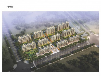 天聚华府鸟瞰图 