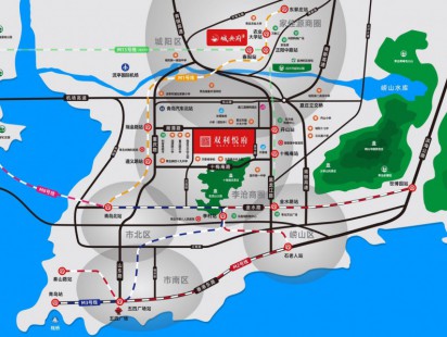 双利悦府区位图 