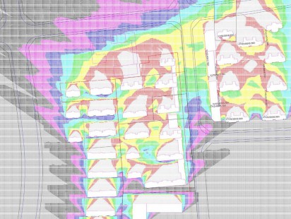 绿城文澜锦园光照图 
