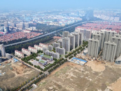 绿城文澜锦园鸟瞰图 