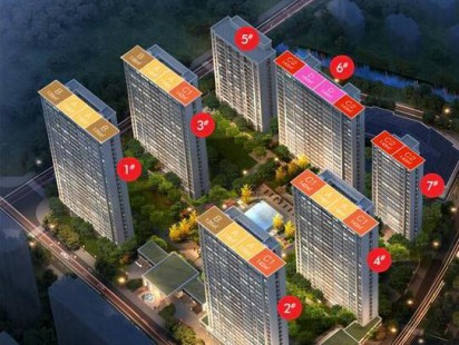 绿城锦上月鸣鸟瞰图 