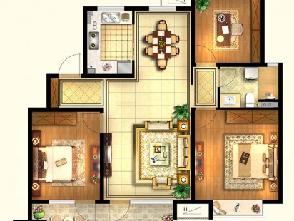 海尔御品华府户型图 (3)