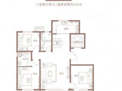 盈创板桥华府户型图 
