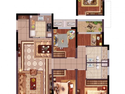 奥园雍璟天著A户型 