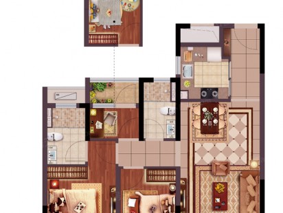 奥园雍璟天著C户型 