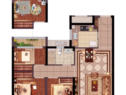 奥园雍璟天著D户型 