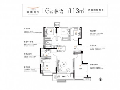 金科弘阳集美时光户型图 (2)