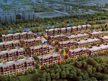 海信红岛府鸟瞰图 