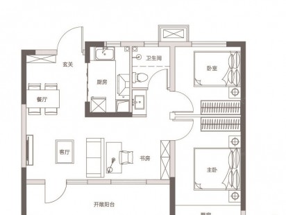 和达幸福城户型图 (4)