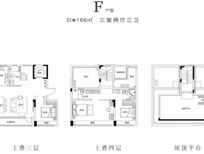 大华紫樾府F 户型图