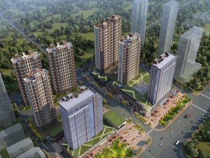 京华海悦鸟瞰图 