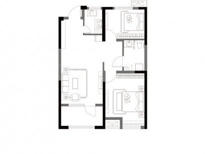 京华海悦B 户型图
