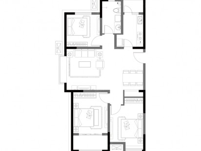 京华海悦F1 户型图