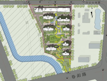 中巍白云山效果图